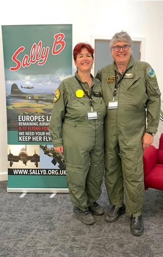 The engineering team with operator Elly Sallingboe